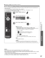 Предварительный просмотр 57 страницы Panasonic Viera TX-P37C10B Operating Instructions Manual