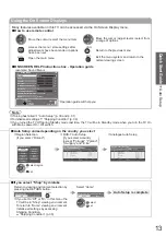 Preview for 13 page of Panasonic Viera TX-P37C10ES Operating Instructions Manual