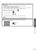 Preview for 19 page of Panasonic Viera TX-P37X10E Operating Instructions Manual