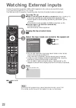 Preview for 22 page of Panasonic Viera TX-P37X10E Operating Instructions Manual