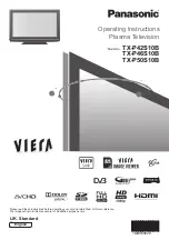 Preview for 1 page of Panasonic VIERA TX-P42CX3 Operating Instructions Manual