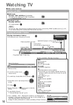 Preview for 16 page of Panasonic VIERA TX-P42CX3 Operating Instructions Manual