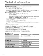 Предварительный просмотр 72 страницы Panasonic Viera TX-P42G15E Operating Instructions Manual