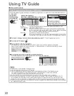 Предварительный просмотр 22 страницы Panasonic VIERA TX-P42G20BA Operating Instructions Manual