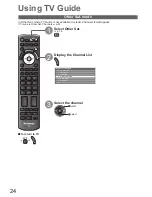 Предварительный просмотр 24 страницы Panasonic VIERA TX-P42G20BA Operating Instructions Manual