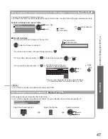 Предварительный просмотр 47 страницы Panasonic VIERA TX-P42G20BA Operating Instructions Manual