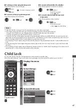 Предварительный просмотр 47 страницы Panasonic Viera TX-P42G30Y Operating Instructions Manual