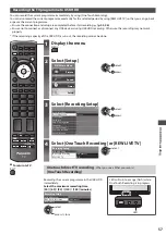 Предварительный просмотр 57 страницы Panasonic Viera TX-P42G30Y Operating Instructions Manual