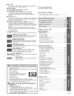 Предварительный просмотр 3 страницы Panasonic Viera TX-P42GT20B Operating Instructions Manual