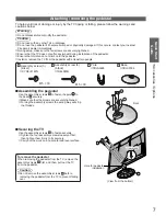 Предварительный просмотр 7 страницы Panasonic Viera TX-P42GT20B Operating Instructions Manual