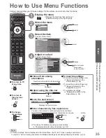 Предварительный просмотр 35 страницы Panasonic Viera TX-P42GT20B Operating Instructions Manual