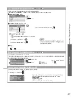 Предварительный просмотр 47 страницы Panasonic Viera TX-P42GT20B Operating Instructions Manual