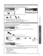 Предварительный просмотр 71 страницы Panasonic Viera TX-P42GT20B Operating Instructions Manual