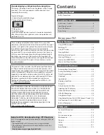 Preview for 3 page of Panasonic Viera TX-P42GT30B Operating Instructions Manual