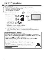 Preview for 4 page of Panasonic Viera TX-P42GT30B Operating Instructions Manual