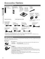 Preview for 6 page of Panasonic Viera TX-P42GT30B Operating Instructions Manual