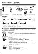 Preview for 6 page of Panasonic Viera TX-P42GT30E Operating Instructions Manual