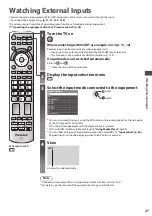 Preview for 27 page of Panasonic Viera TX-P42GT30E Operating Instructions Manual