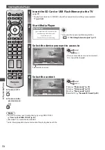 Preview for 72 page of Panasonic Viera TX-P42GT30E Operating Instructions Manual