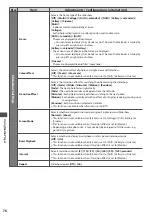 Preview for 76 page of Panasonic Viera TX-P42GT30E Operating Instructions Manual