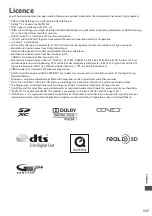 Preview for 117 page of Panasonic Viera TX-P42GT30E Operating Instructions Manual