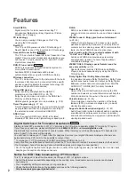 Предварительный просмотр 2 страницы Panasonic Viera TX-P42GT50B Operating Instructions Manual