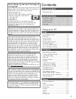 Предварительный просмотр 3 страницы Panasonic Viera TX-P42GT50B Operating Instructions Manual