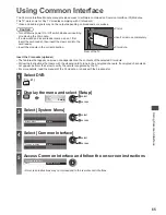 Предварительный просмотр 65 страницы Panasonic Viera TX-P42GT50B Operating Instructions Manual