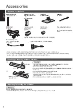 Preview for 4 page of Panasonic Viera TX-P42GT50Y Operating Instructions Manual