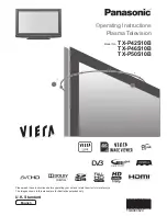 Panasonic VIERA TX-P42S10B Operating Instructions Manual preview