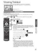 Preview for 21 page of Panasonic VIERA TX-P42S10B Operating Instructions Manual