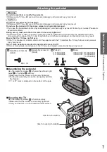 Предварительный просмотр 7 страницы Panasonic Viera TX-P42S20E Operating Instructions Manual