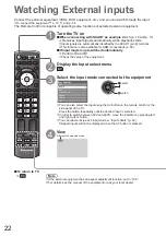 Предварительный просмотр 22 страницы Panasonic Viera TX-P42S20E Operating Instructions Manual