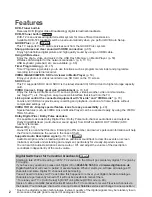 Предварительный просмотр 2 страницы Panasonic Viera TX-P42S30B Operating Instructions Manual