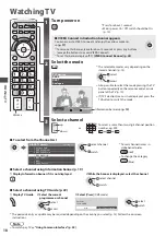 Предварительный просмотр 18 страницы Panasonic Viera TX-P42ST30E Operating Instructions Manual