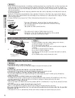 Предварительный просмотр 8 страницы Panasonic Viera TX-P42ST50B Operating Instructions Manual