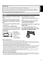 Preview for 3 page of Panasonic Viera TX-P42ST50E Operating Instructions Manual