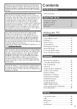 Предварительный просмотр 3 страницы Panasonic Viera TX-P42ST50J Operating Instructions Manual