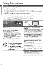 Предварительный просмотр 4 страницы Panasonic Viera TX-P42ST50J Operating Instructions Manual