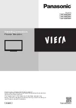 Preview for 1 page of Panasonic Viera TX-P42ST50Y Operating Instructions Manual