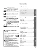 Preview for 3 page of Panasonic Viera TX-P42U20B Operating Instructions Manual