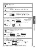 Preview for 23 page of Panasonic Viera TX-P42U20B Operating Instructions Manual