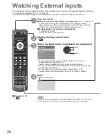 Preview for 24 page of Panasonic Viera TX-P42U20B Operating Instructions Manual