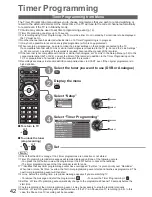 Preview for 42 page of Panasonic Viera TX-P42U20B Operating Instructions Manual