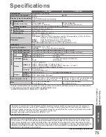 Preview for 75 page of Panasonic Viera TX-P42U20B Operating Instructions Manual