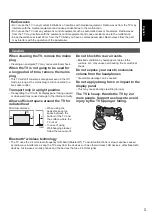 Preview for 3 page of Panasonic Viera TX-P42UT50E Operating Instructions Manual