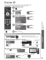 Preview for 47 page of Panasonic VIERA TX-P42V10B Operating Instructions Manual