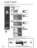 Preview for 50 page of Panasonic VIERA TX-P42V10B Operating Instructions Manual