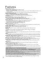 Preview for 2 page of Panasonic Viera TX-P42V20B Operating Instructions Manual