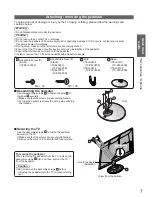 Preview for 7 page of Panasonic Viera TX-P42V20B Operating Instructions Manual